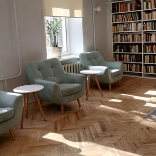 Music lounge at the Education and Research Centre