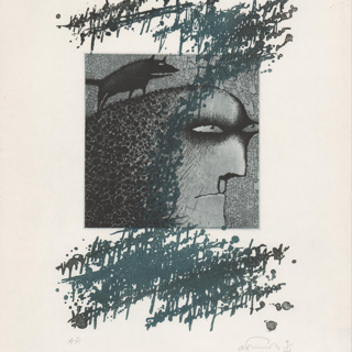 Иллюстрация. «Мастер и Маргарита» (роман), Булгаков М.А. «Понтий Пилат». 1994 г. Бисти А.Д.