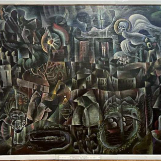 Картина. «Ночной город». 1964-1969 гг. Волк В.А.