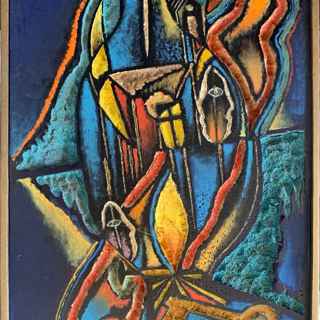 Картина. «Памяти М. Булгакова». 1975 г. Волк В.А.