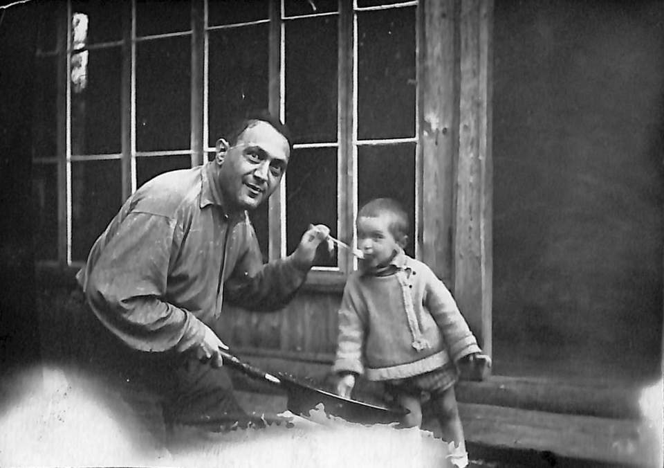 Фотография. Стонов Дмитрий Миронович и Стонов Леонид Дмитриевич. [1935 г.]