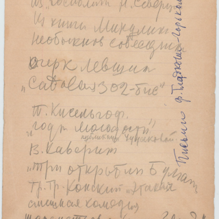 Рукопись. Черновые заметки о Булгакове Михаиле Афанасьевиче [1940-1989 гг.]. Ушакова Н.А.