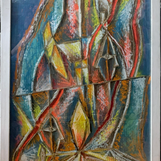 Картина. «Памяти М.А. Булгакова». 1975 г. Волк В.А.