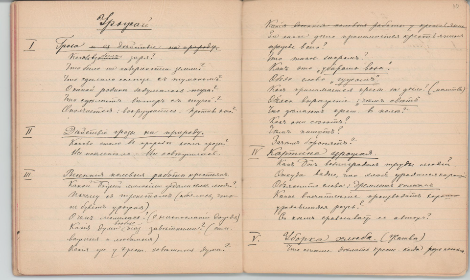 Рукопись чёрными чернилами, с правкой красными чернилами (45 лл.) в тетради в линейку, в чёрном коленкоровом переплёте. Авторская пагинация листов.