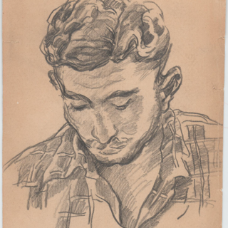 Набросок [В.И. Переяславец]. 1930-е годы. Кончаловский П.П.