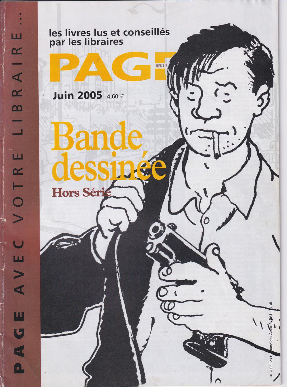 Журнал. «Page des libraires». С анонсом графического романа «Le Maître & Marguerite» (»Мастер и Маргарита») и интервью М. Заславского. Июнь 2005 г.
